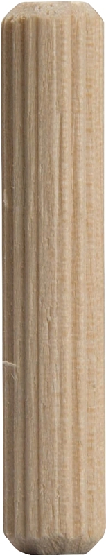 876F DP-10 Fluted Pin, 3/8 in L