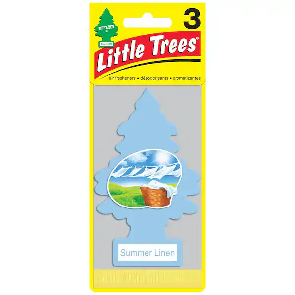 U3S-32074 Air Freshener, 3 Pack, Solid, Summer Linen