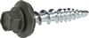 117900 Roofing Screw, #10 Thread, 1 in L, 125 PK