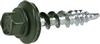 117903 Roofing Screw, #10 Thread, 1 in L, 125 PK