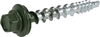 117915 Roofing Screw, #10 Thread, 1-1/2 in L, 98 PK