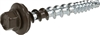 117916 Roofing Screw, #10 Thread, 1-1/2 in L, 98 PK