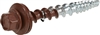 117920 Roofing Screw, #10 Thread, 1-1/2 in L, 98 PK