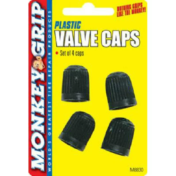 22-5-08830-M Tire Valve Cap, Plastic, Black