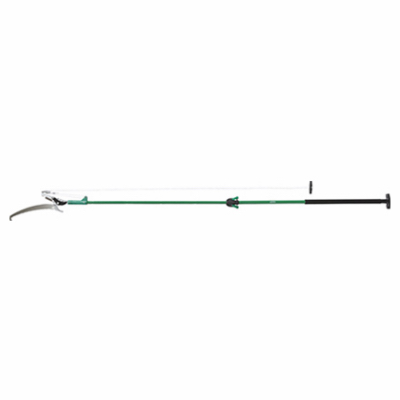 GT4349 Green Thumb Telescoping Tree Pruner, Pruning Blade, Steel Blade, Fiberglass Handle, 12 ft L Extension