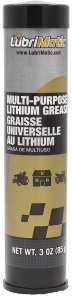 11312 Multi-Purpose Lithium Grease, 3 oz Cartridge, Black