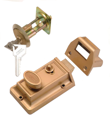 U 9967 Door Lock, Brass