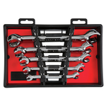 CMMT99334 Wrench Set, 5-Piece, Steel, Chrome, Silver