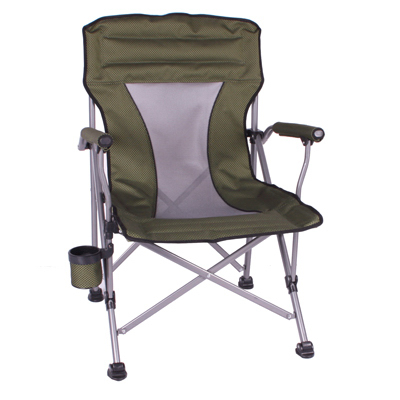 HC-LG403CM Oversized Quad Sports Chair, 25 in W, 25 in D, 25 in H, 300 lb Capacity, Polyester Fabric Seat, Steel Frame