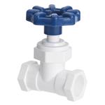 VSVP40E4B Shut-Off Valve, 3/4 in Connection, Solvent Weld, 100 psi Pressure, PVC Body