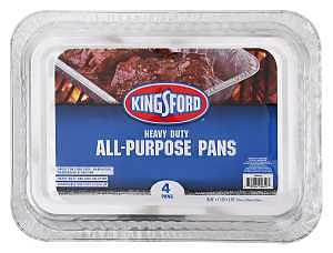 BBP0489TB Barbecue Pan, 15-3/4 in L, 11-1/4 in W, Aluminum