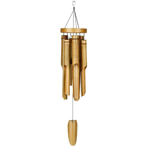 C255 Ring Wind Chime, Asli Arts, Bamboo, Natural