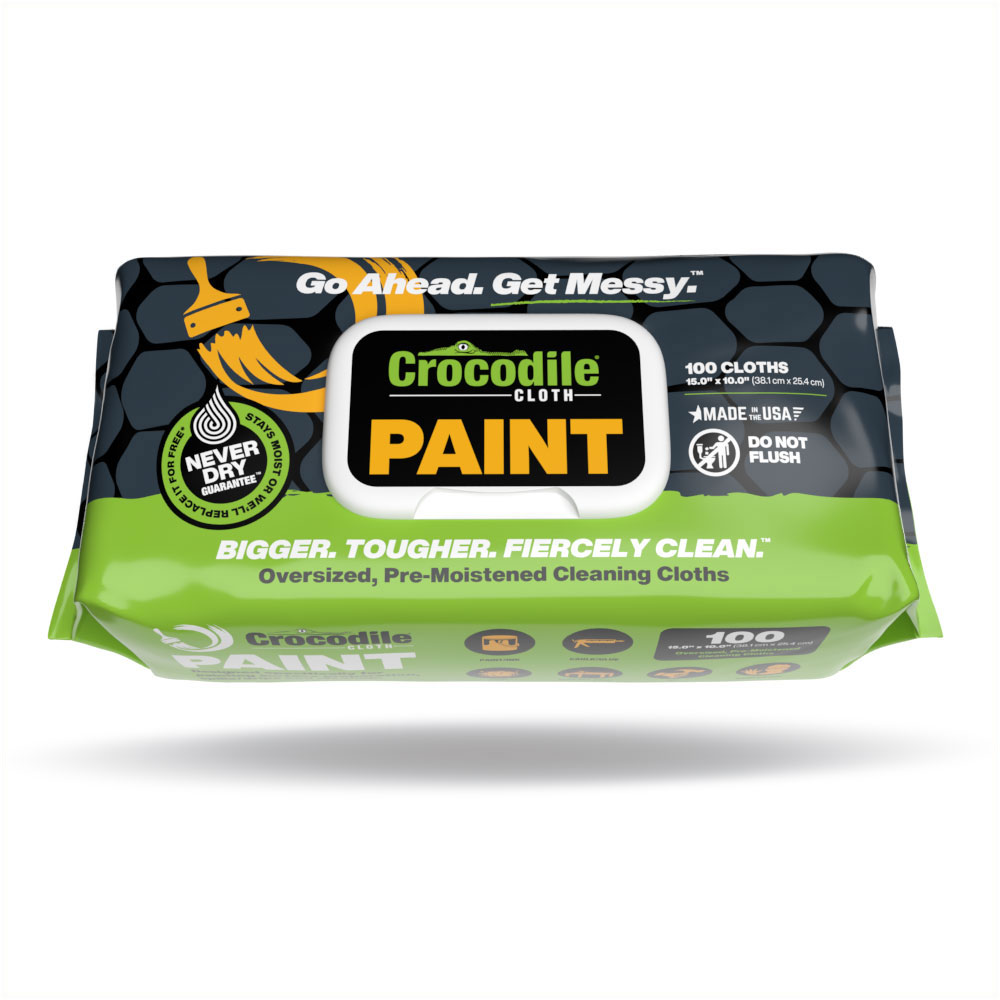 Paint Cleaning Wipes, 100 Wipes - Painting Surface Prep and Cleanup of Painting Messes for Painters, Contractors, Artists and DIYers