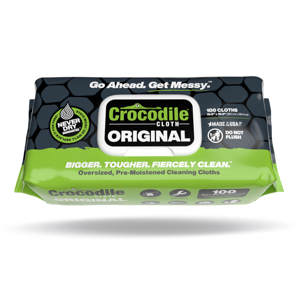 All-Purpose - 80 Biodegradable, 10" X 15" Cleaning Wipes. Large, Moist, Absorbent and Disposable Cleaning Cloths. Safe on Skin and Multiple Surfaces.