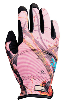 True Grip 9805-23 Utility Gloves, Women's, M, Leather, Mossy Oak
