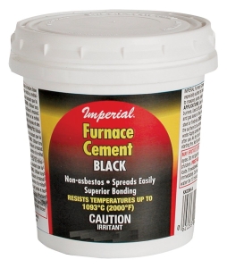 KK0304 Furnace Cement, Black, 32 oz