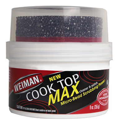 Weiman 66 Cooktop Cleaner, 9 oz, Paste, Lemon, Gray/Off-White