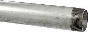 GTO0120140S10 Pipe, 1-1/4 in OD, 1-1/4 in, 10 ft L, SCH 40 Schedule, Steel