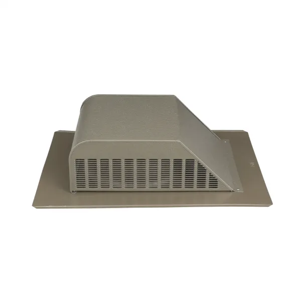 Airhawk SLA Series 85284 Slant Back Roof Vent, 50 sq-in Net Free Ventilating Area, Aluminum, Weatherwood