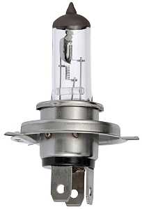 9003-BPP Light Bulb, 12.8 V, 60, 55 W, Halogen Lamp, P43T-38 Base