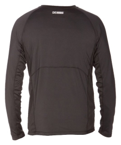 Longman Series MMT12L Heated Shirt, L, Polyester/Spandex, Black, Comfortable