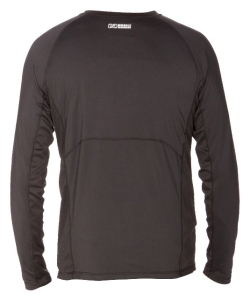 Longman Series MMT122X Heated Shirt, 2XL, Polyester/Spandex, Black, Comfortable