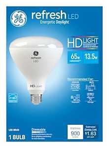 49527 LED Bulb, Flood/Spotlight, BR40 Lamp, 85 W Equivalent, E26 Lamp Base, Dimmable, Daylight White Light