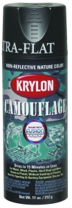 K04292777 Camouflage Spray Paint, Ultra Flat, Camouflage Brown, 11 oz