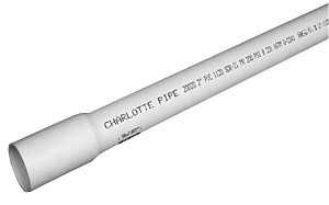 PVC 20007B 0600 Pipe, 3/4 in, 20 ft L, SCH 21 Schedule, PVC