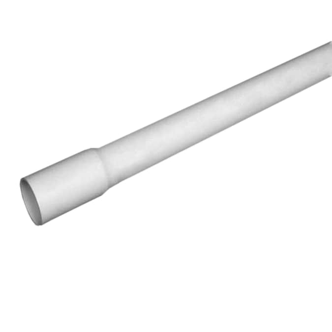 PVC 20010B-1 Pipe, 1 in, 20 ft L, SDR 21 Schedule, PVC, White