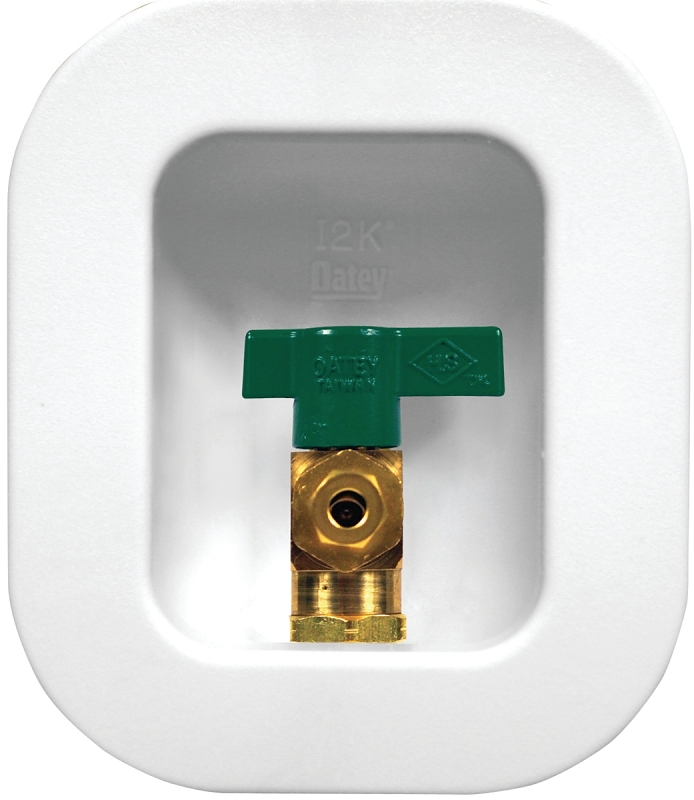 39114 Ice Maker Outlet Box, 1/4 in Connection, PEX