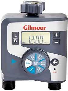 804014-1001 Electronic Watering Timer, 1 to 360 min Time Setting, LCD Display, Gray