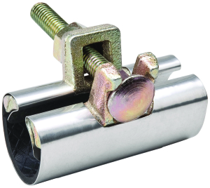 160-603HP 1-Bolt Pipe Repair Clamp, 430 Stainless Steel