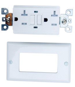 TRWR20WST GFCI Wall Receptacle, 20 A, White