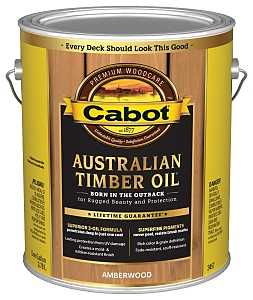 140.0003457.007 Australian Timber Oil, Flat, Amberwood, Liquid, 1 gal