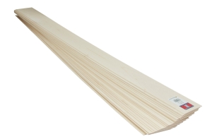 5003 Basswood Sheet, 36 in L, 4 in W, 3/32 in Thick