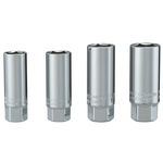 CMMT34504 Spark Plug Socket Set, Alloy Steel, Chrome
