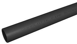 PVC 10015 0600 Pipe, 1-1/2 in, 20 ft L, SCH 80 Schedule, PVC, Gray