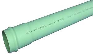 S/M 06004G 1400 Pipe, 4 in, 14 ft L, SCH 40 Schedule, PVC, Green