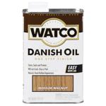 Watco A65941 Danish Oil, Transparent, Medium Walnut, Liquid, 1 qt, Can