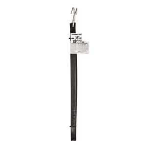 A06235Z Tarp Strap, 35 in L, EPDM, Black, S-Hook End