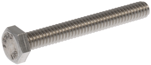 885062 Hex Bolt, 5/16-18 Thread, 1-1/2 in OAL, 305 Grade, Stainless Steel, Bright, SAE Measuring, Coarse Thread
