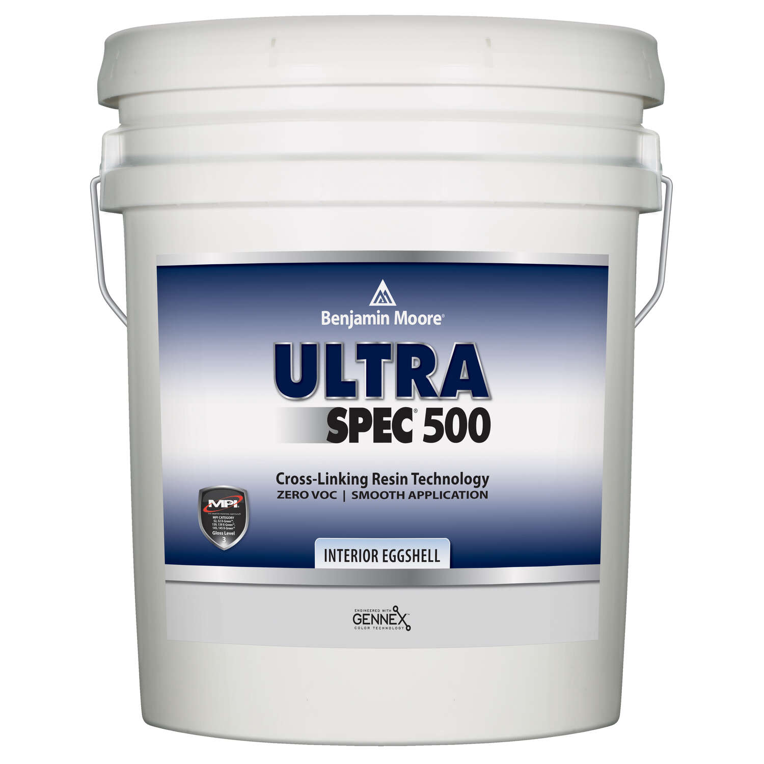 Ultra Spec 500 T538 Series T538-1X-005 Interior Paint, Eggshell Sheen, 1X Tint, 5 gal