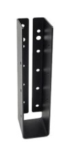 Outdoor Accents APLH1.75-6 Light Joist Hanger, 5 in H, 1-7/8 in D, 1-13/16 in W, 2 x 6 in, Black