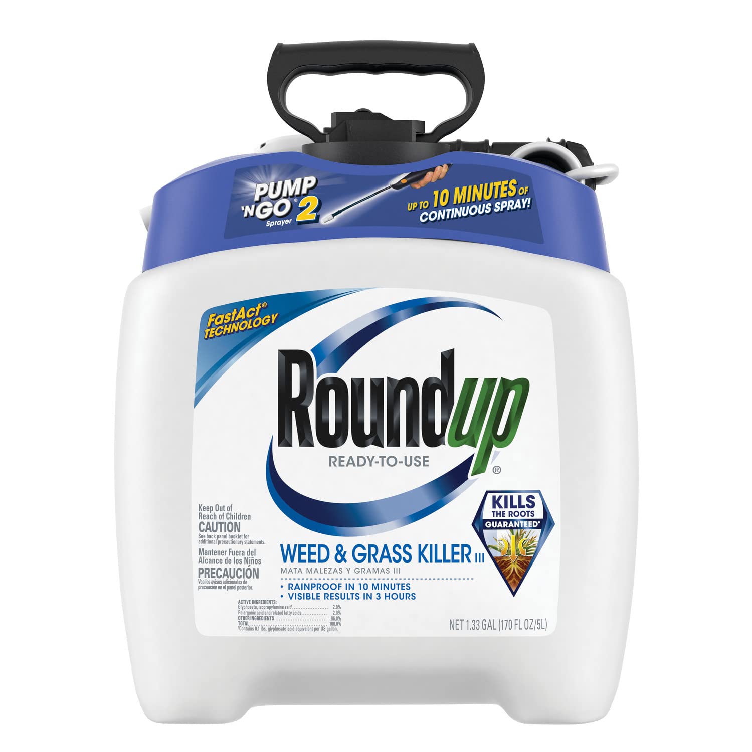 5377504 Ready-to-Use Weed and Grass Killer, Liquid, 1.33 gal