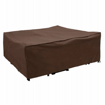 07843BB Premium Patio Cover, 120 in L, 90 in W, 40 in H, Polyethylene, Brown