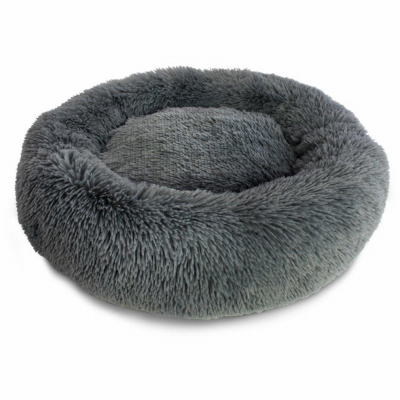 AKC5372TV Shaggy Pet Bed, 31 in Dia, 31 in L, 31 in W, Round, Assorted