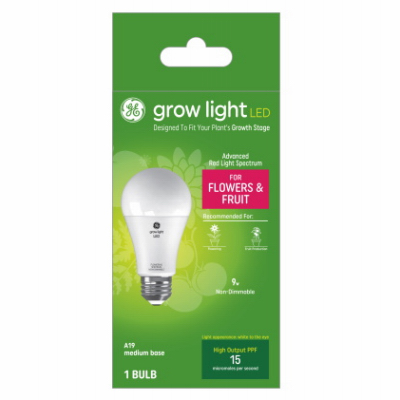 93129755 Grow Light Plant Bulb, 120 V, LED Lamp, White