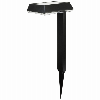 26953 Solar Pathway Light, Plastic Fixture, Black