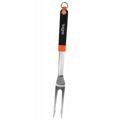 Mr. BAR-B-Q 20171Y Deluxe Grill Fork, Stainless Steel Blade, TPR Handle